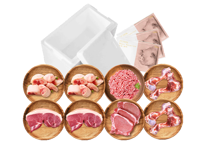 国产散养白猪猪肉组合3.6kg